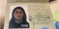 Um passaporte que seria de Eliza Samudio foi encontrado por um homem em Portugal  Foto:  Reprodu&ccedil;&atilde;o/Leo Dias TV 