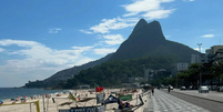 Praia do Leblon, na zona sul do Rio de Janeiro  Foto: Reprodu&ccedil;&atilde;o/Instagram