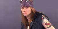 Axl Rose, vocalista do Guns N' Roses, em 1987 Foto: Paul Natkin / Getty Images / Rolling Stone Brasil