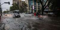 Ciclone extratropical deve atingir o Brasil e aumentar as chuvas em SP.  Foto: TIAGO QUEIROZ/Estadão / Estadão