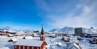 Vista de Nuuk, na Groenl&acirc;ndia  Foto: ANSA / Ansa - Brasil