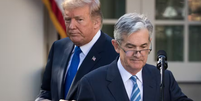 Donald Trump e Jerome Powell  Foto: Getty Images
