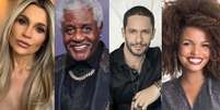 Flávia Alessandra, Tony Tornado, Rainer Cadete, Jennifer Nascimento  Foto: Reprodução/Instagram/Estúdio Roma/Paulo Belote/TV Globo / Contigo
