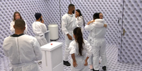 Pipocas vão disputar vaga no BBB26 confinados no quarto branco  Foto: Reprodução/Globo