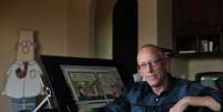 Scott Adams, cartunista norte-americano criador da lendária tirinha Dilbert  Foto: Lea Suzuki/The San Francisco Chronicle via Getty Images