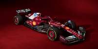Carro da Scuderia Ferrari com logo HP Foto: Scuderia Ferrari