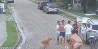 Jogadores do Fortaleza se envolvem em briga generalizada com vizinhos na virada do ano, no CE  Foto: Reprodução/Redes Sociais