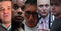 Na foto, da esquerda para direita: Thiago Brennand, Robinho, Ronnie Lessa, Walter Delgatti e Fernando Sastre  Foto: Reprodu&ccedil;&atilde;o/Facebook/TV Globo/TJRJ/Lula Marques-Ag&ecirc;ncia Brasil/Record