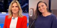 Jana&iacute;na Xavier e Cec&iacute;lia Flesch: os colegas de TV se afastaram ap&oacute;s a sa&iacute;da delas do Grupo Globo  Foto: Divulga&ccedil;&atilde;o/SporTV e GloboNews