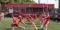 Espanha realizou treinamentos no CT do S&atilde;o Paulo - Foto: Reprodu&ccedil;&atilde;o / Jogada10