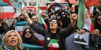 Manifesta&ccedil;&atilde;o na Turquia em solidariedade a protestos no Ir&atilde;  Foto: ANSA / Ansa - Brasil