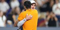 Alcaraz e Fonseca durante torneio exibi&ccedil;&atilde;o Foto: ( Getty Images) / Sportbuzz