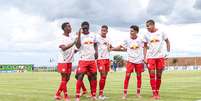Jogadores do time sub-20 do Red Bull Bragantino. Foto: Fernando Roberto/Red Bull Bragantino / Esporte News Mundo