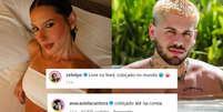 Ana Castela e Z&eacute; Felipe interagiram nas redes sociais  Foto: Reprodu&ccedil;&atilde;o/ Instagram 