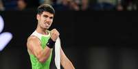 Carlos Alcaraz estreia com vit&oacute;ria no Australian Open  Foto: ( Getty Images) / Sportbuzz