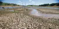 Reservat&oacute;rio Jaguari-Jacare&iacute;, no interior de S&atilde;o Paulo, enfrenta a pior seca da &uacute;ltima d&eacute;cada Foto: Felipe Rau/Estad&atilde;o / Estad&atilde;o