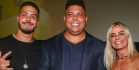 Milene Domingues, Ronaldo Fen&ocirc;meno e o filho deles, Ronaldo  Foto: Reprodu&ccedil;&atilde;o/Instagram