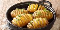 Foto de batata hasselback Foto: Guia da Cozinha