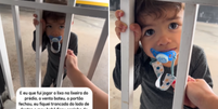 M&atilde;e fica presa por acidente em lixeira de condom&iacute;nio com filho de 1 ano do lado de fora; veja Foto: Reprodu&ccedil;&atilde;o/Instagram