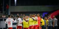 Jogadores do Red Bull Bragantino. Foto: Ari Ferreira/Red Bull Bragantino / Esporte News Mundo