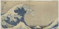 'A Grande Onda de Kanagawa' &eacute; uma das xilogravuras mais conhecidas da arte japonesa Foto: ANSA / Ansa - Brasil