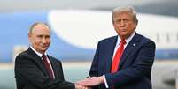 Putin se reuniu com Trump em agosto passado no Alaska  Foto: ANSA / Ansa - Brasil