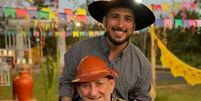 Antonio Lisboa, o “Seu Boinha” e pai do influenciador Francisco Garcia, permanece em estado grave, informou o filho nas redes sociais  Foto: Reprodução/Instagram/Francisco Aguiar