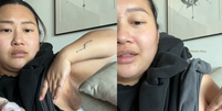 Jasmine desenvolveu um terceiro mamilo na axila  Foto: Reprodu&ccedil;&atilde;o/TikTok
