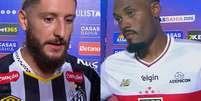 Z&eacute; Rafael e Sabino desabafaram ao t&eacute;rmino do primeiro tempo  Foto: Reprodu&ccedil;&atilde;o/Youtube/Caz&eacute; TV
