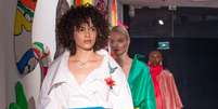 Neuzinha Saad no desfile da grife Thayn&aacute; Cai&ccedil;ara Desfile da grife Thayn&aacute; Cai&ccedil;ara em Paris   Foto: Meera Fox/Divulga&ccedil;&atilde;o / Elas no Tapete Vermelho
