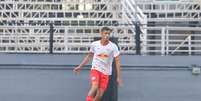 Kevyn Monteiro, jogador do Red Bull Bragantino. Foto: Fernando Roberto/Red Bull Bragantino / Esporte News Mundo