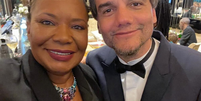 Foto publicada por Margareth Menezes quando Wagner Moura ganhou o pr&ecirc;mio de Melhor Ator no Festival de Cannes  Foto: Reprodu&ccedil;&atilde;o/Instagram/@margarethmenezes