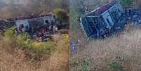 Acidente aconteceu na rodovia AL-220, no sertão alagoano  Foto: Reprodução/Redes sociais 
