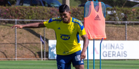 Jo&atilde;o Victor da Silva Santos, 22, atuou como volante nas categorias de base do Cruzeiro entre 2020 e 2021  Foto: Rodolfo Rodrigues/Cruzeiro