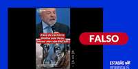V&iacute;deo em que Lula diz que morte do c&atilde;o Orelha 'n&atilde;o vai ficar impune' foi criado com IA Foto: Reprodu&ccedil;&atilde;o/Redes Sociais / Estad&atilde;o