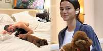 Bruna Marquezine e Jo&atilde;o Guilherme com os pets Foto: Reprodu&ccedil;&atilde;o/Instagram e Priscila Silva/AgNews / Bons Fluidos