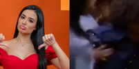 Mais uma agress&atilde;o no 'BBB 26'? Internautas pedem expuls&atilde;o de Jordana ap&oacute;s confus&atilde;o com Samira; veja v&iacute;deo em c&acirc;mera lenta.  Foto: Divulga&ccedil;&atilde;o e Reprodu&ccedil;&atilde;o, TV Globo / Purepeople