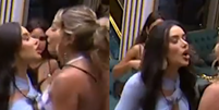 &lsquo;BBB 26&rsquo;: Samira e Jordana quase saem no tapa e precisam ser separadas ap&oacute;s primeira etapa de nova din&acirc;mica. &lsquo;Falsa&rsquo;.  Foto: Reprodu&ccedil;&atilde;o, TV Globo / Purepeople