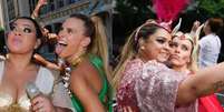 Carolina Dieckmmann e Preta Gil no Carnaval  Foto: Reprodu&ccedil;&atilde;o Instagram Carolina Dieckmmann/ montagem / Contigo