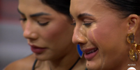 Maquiagem de Maxiane derrete com choro no BBB26  Foto: Reprodu&ccedil;&atilde;o/Globo