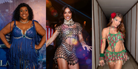 Cacau Prot&aacute;sio, Tati Barbieri e Jaquelline Grohalski s&atilde;o musas do carnaval de 2026  Foto: Reprodu&ccedil;&atilde;o/Instagram e divulga&ccedil;&atilde;o