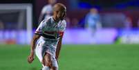 Lucas Moura (S&atilde;o Paulo) durante jogo contra o Santos, no dia 31.01.2026 Foto: Associated Press / Alamy