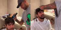 O vídeo do momento foi compartilhado no Instagram do artista na terça-feira, 10  Foto: Reprodução/Instagram/@nattanzinho