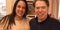 Filvia Abravanel e Silvio Santos  Foto: Reprodução/Instagram / Contigo