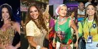 Carnaval do Rio: Luana Piovani, Viviane Araújo (beijando muito!), Lexa e mais famosos prestigiam o 2º dia de desfiles da Série Ouro. Veja fotos!.  Foto: AGNews, BrazilNews / Purepeople