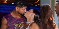 Beijar o ex? S&oacute; em 'Tr&ecirc;s Gra&ccedil;as'! Na vida real, Viviane Ara&uacute;jo esbanja paix&atilde;o com o marido antes de desfilar na Sapuca&iacute; pela Salgueiro do Carnaval 2026; fotos.  Foto: AGNews, TV Globo / Purepeople