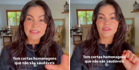 Evang&eacute;lica, ex-Tiazinha relembra &eacute;poca de desfile e critica a festa: &lsquo;Escolho influenciar com a verdade&rsquo;  Foto: Reprodu&ccedil;&atilde;o/Instagram