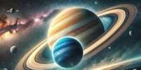 Saturno e Netuno  Foto: DALL-E / Personare