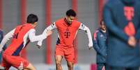  Foto: Divulgação - Legenda: Jogadores do Bayern de Munique durante treinamento da equipe / Jogada10