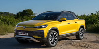 Proje&ccedil;&atilde;o da picape Volkswagen Tukan feita pelo site russo Kolesa Foto: Kolesa.ru/Reprodu&ccedil;&atilde;o